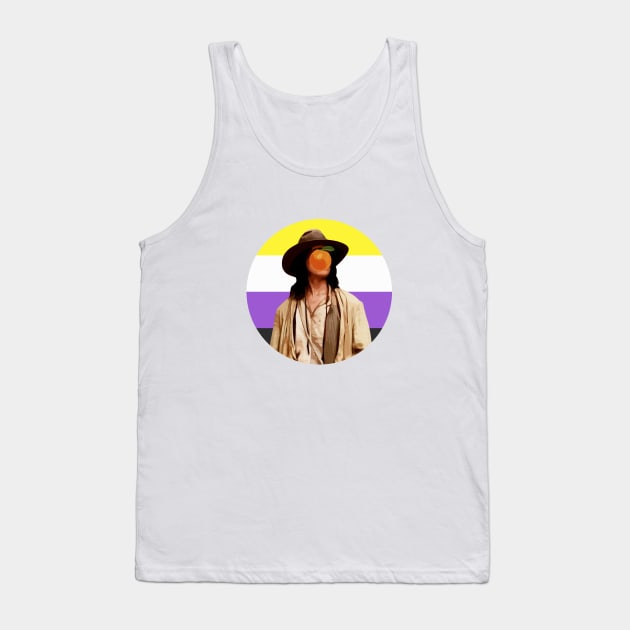 Our Flag Means Oranges | Non-Binary Pride Flag Tank Top by AliensOfEarth